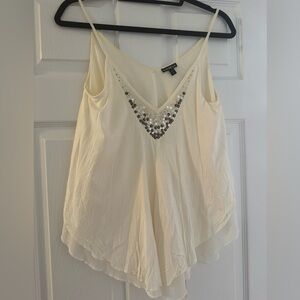 Great condition dressy flowy on bottom with sequence on top